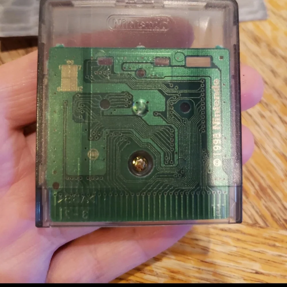 Vintage Gameboy color game